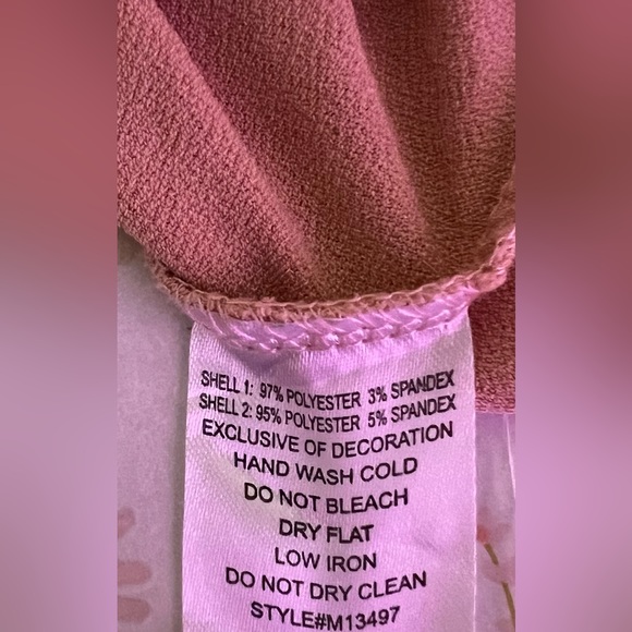 Faith and Joy Women’s Pink Polka Dot Blouse (NEW) - Picture 9 of 9